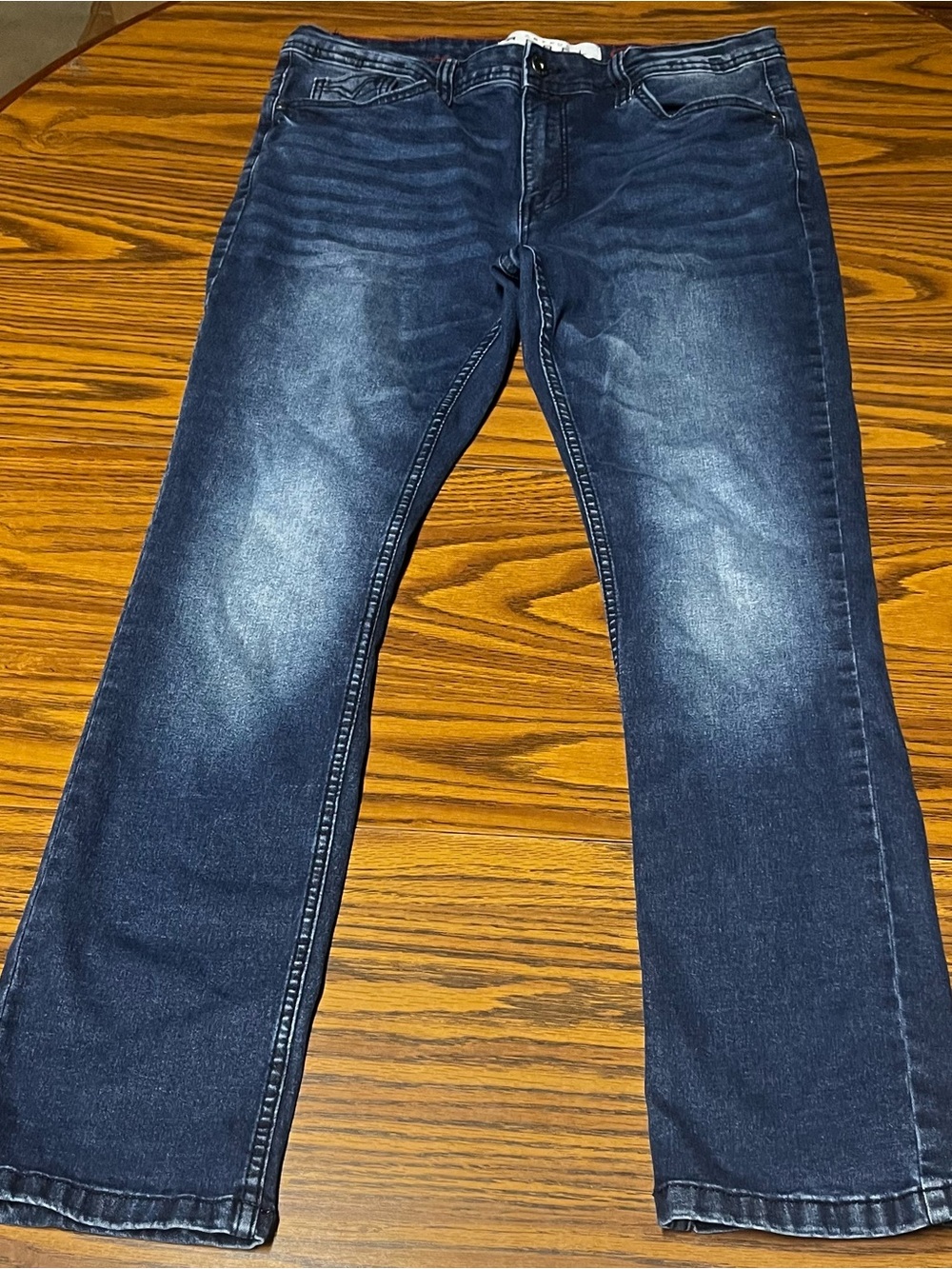 Artful Rebel Dark Blue Straight-Leg Jeans Size 34/30